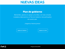 Tablet Screenshot of nuevasideas.com